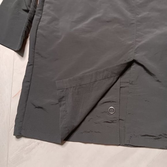 Eleven Stitch Design Shacket Gray Dark Women's SMALL Button Up Outerwear Jacket - Picture 8 of 10